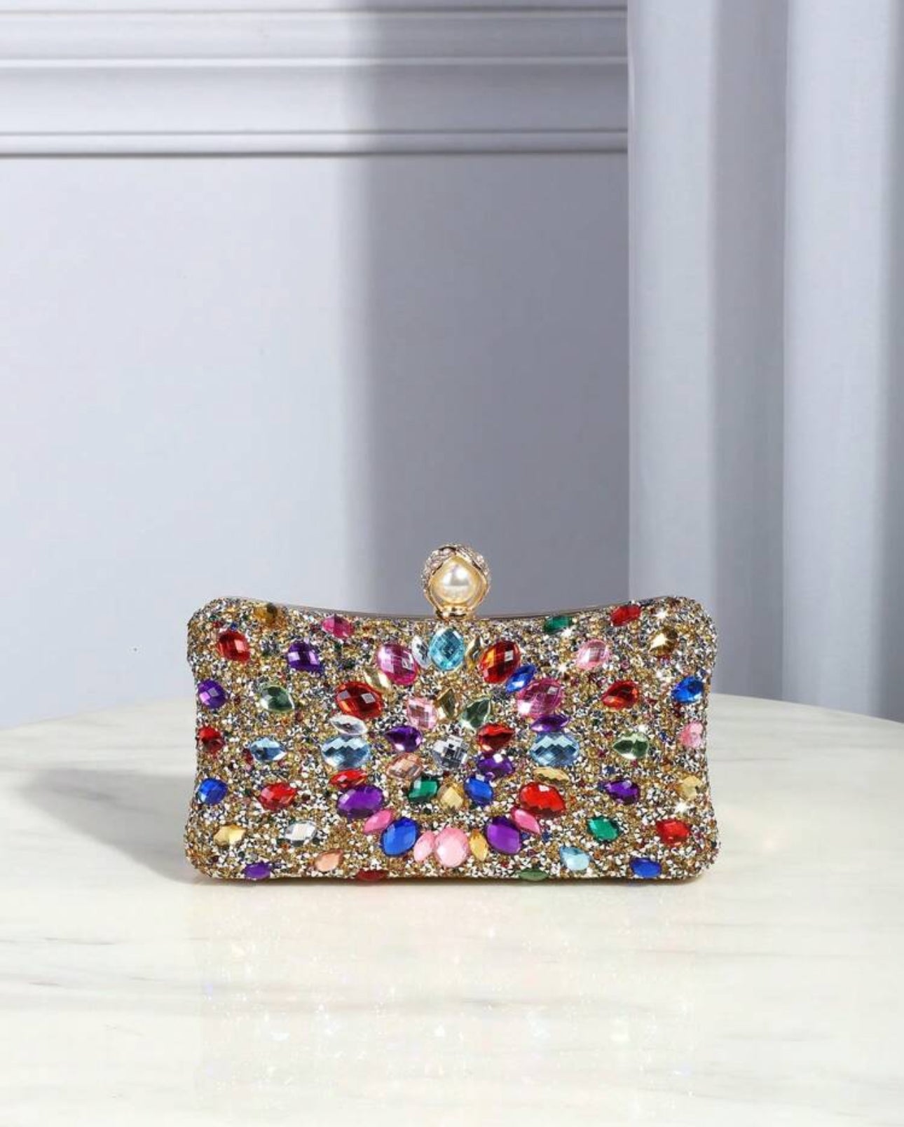 Rainbow Gold Clutch