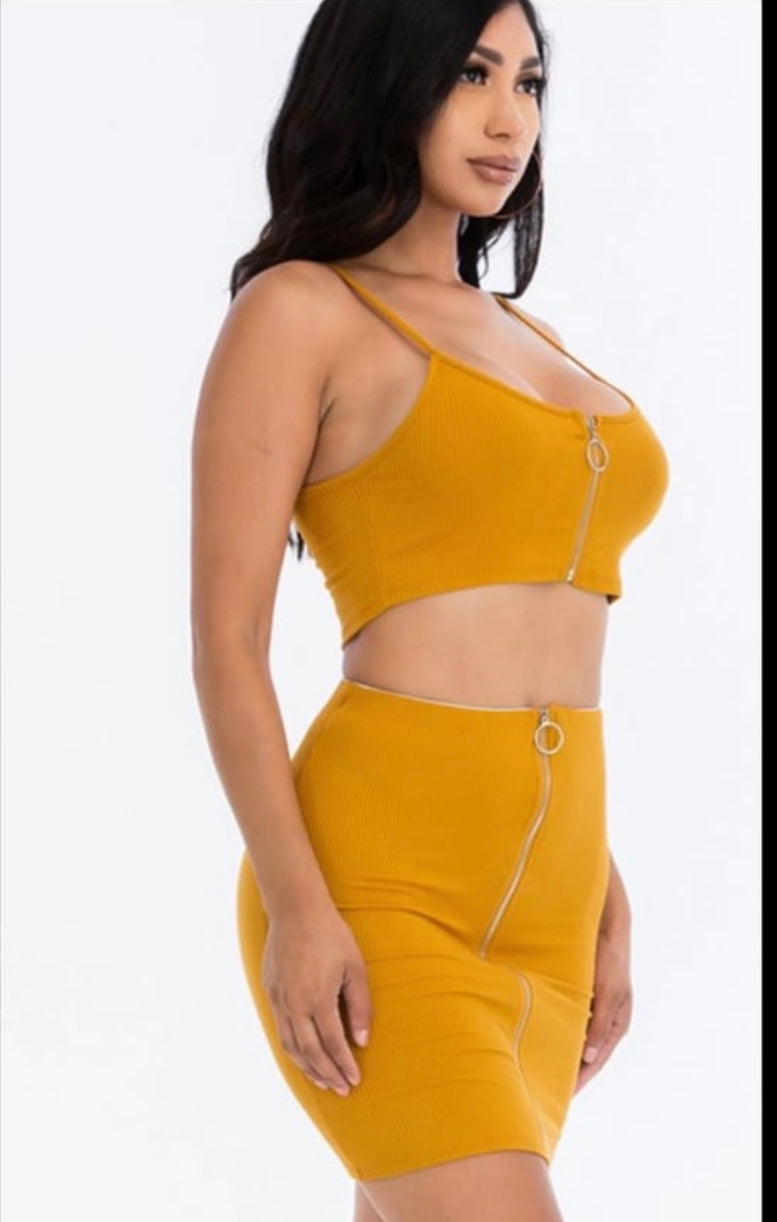 Catch Vibez Skirt Set