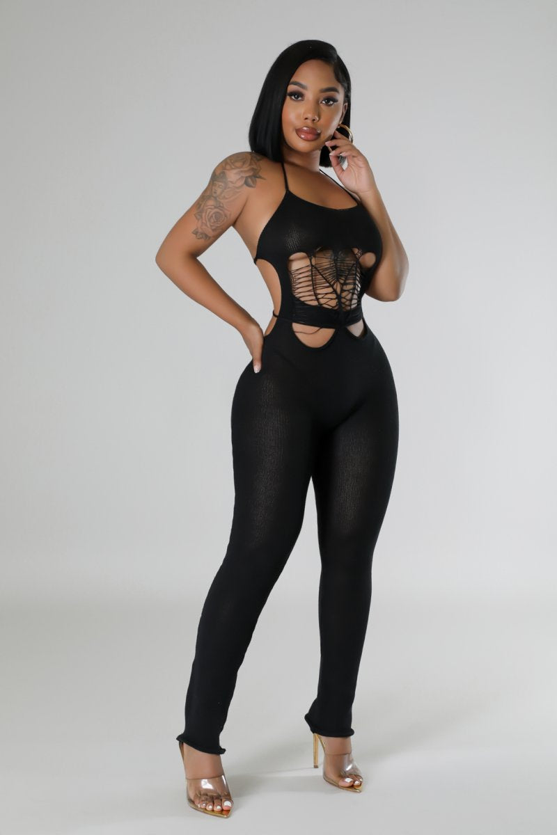2pcs Midnight Jumpsuit