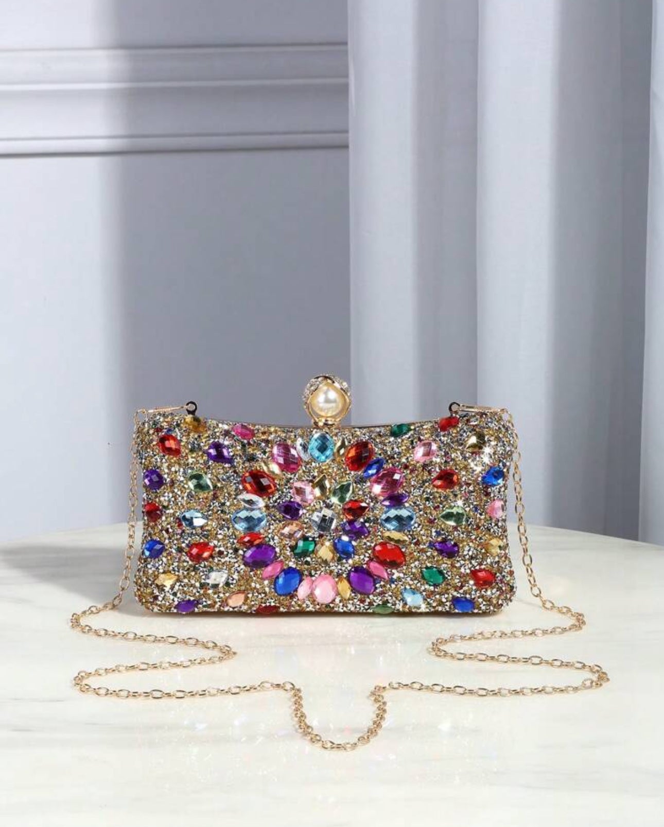 Rainbow Gold Clutch