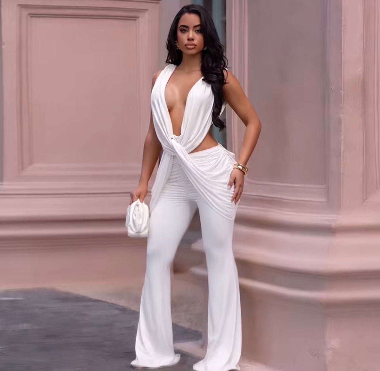 White Draped Elements
