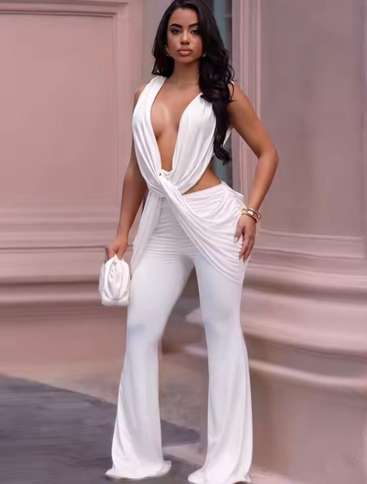 White Draped Elements